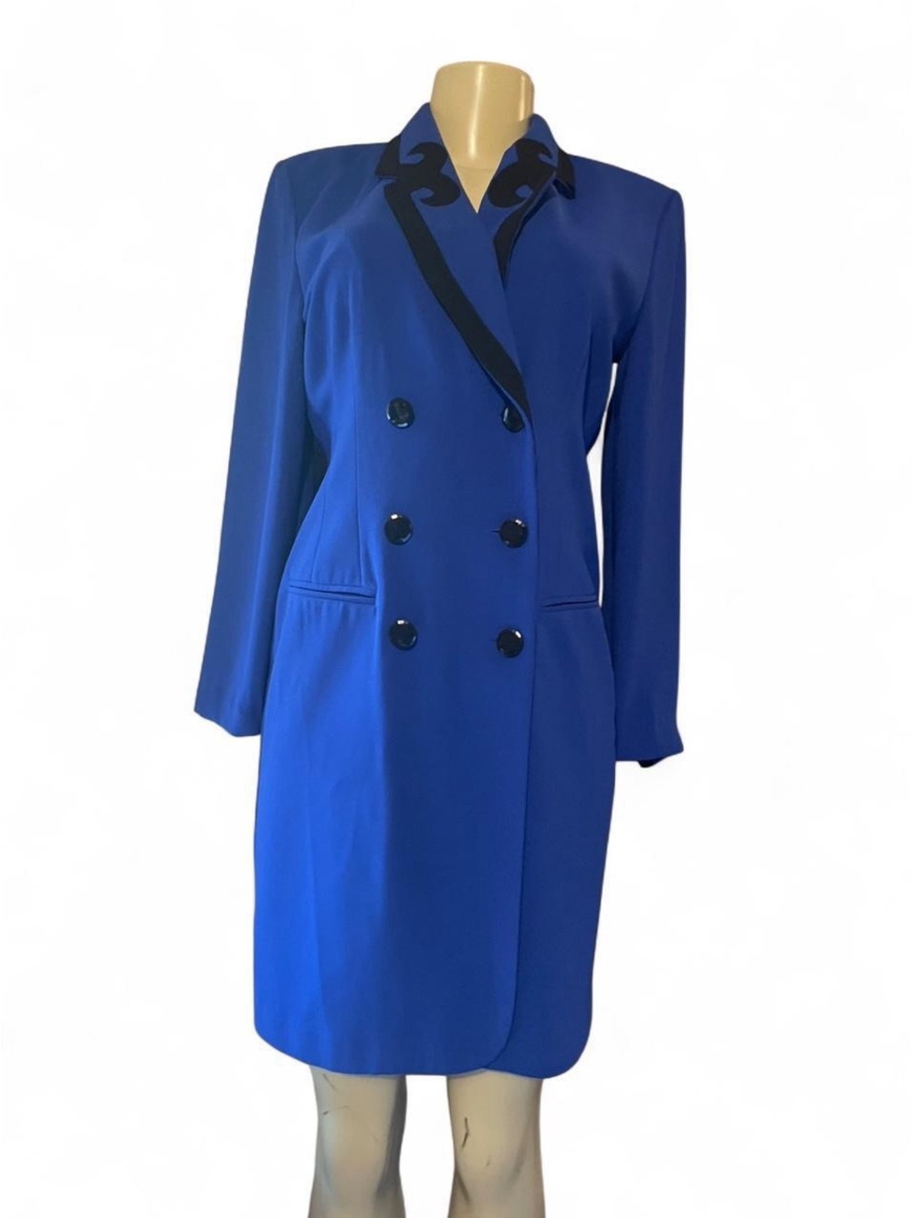 Julian Taylor Cobalt Blue blazer dress